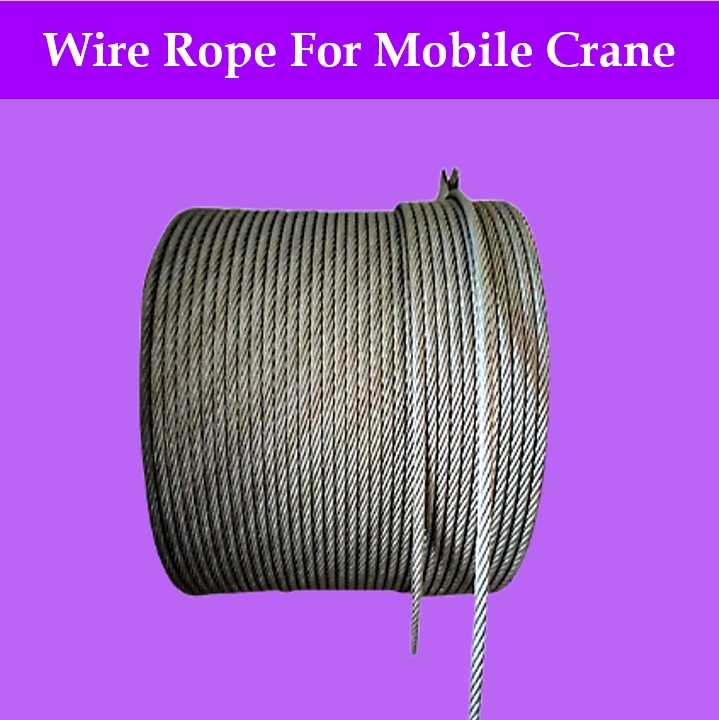 Maco 12mm 30 Meters Wire Rope for Mobile Crane (Wire Rope Type: 35x7 ...