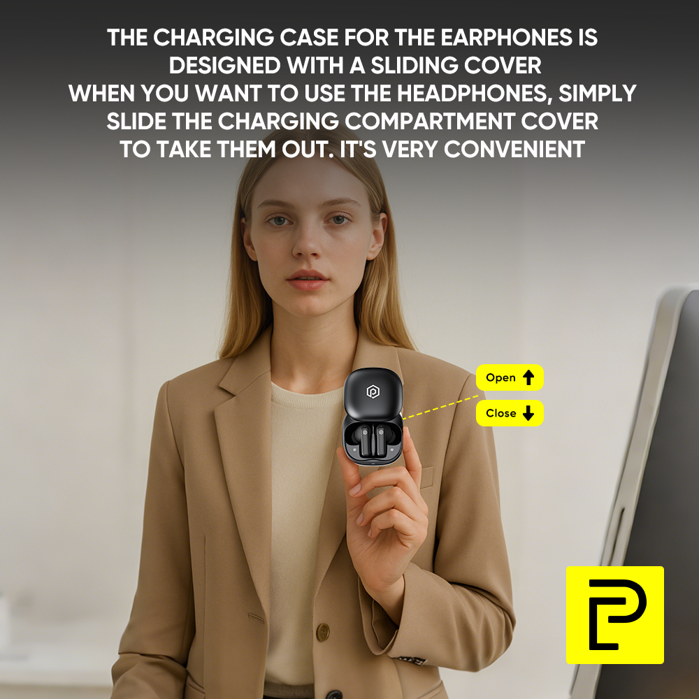 Popcorn TWS Wireless Earbuds True Bluetooth 6.0 With IPX6 Waterproof ...