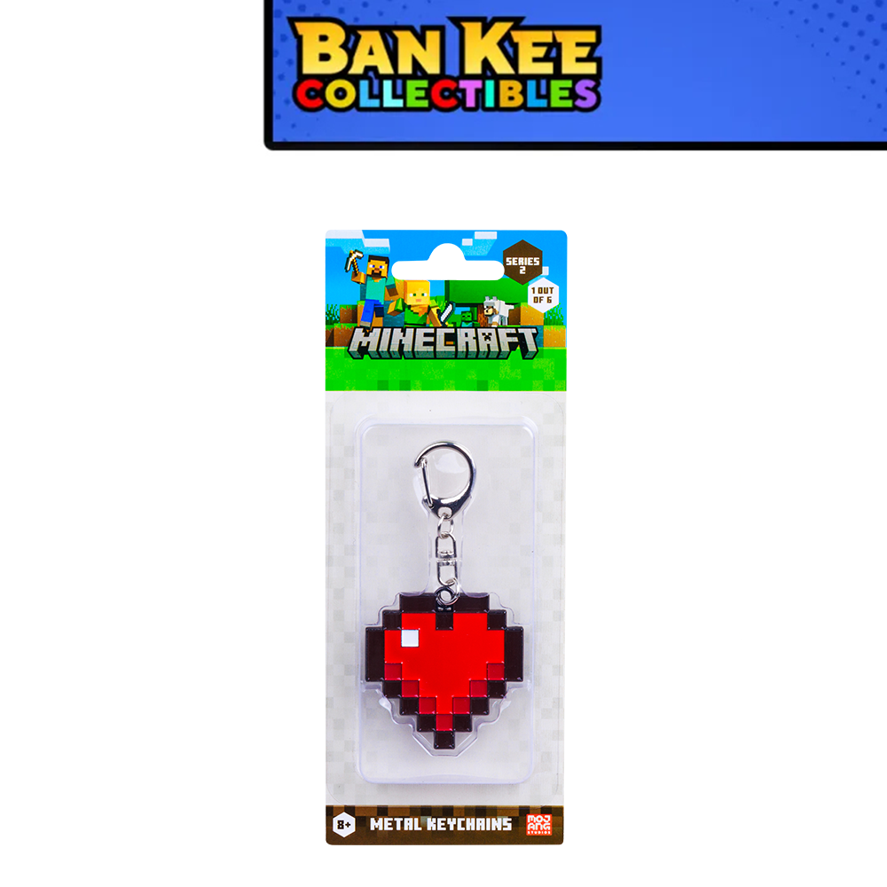 Minecraft (Pmi) Minecraft Metal Keychains 1 Pack Blister (S2) (Random ...