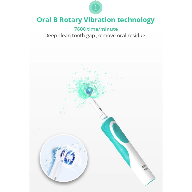 Vitality Rotation Electric Toothbrush - Rechargeable Smart Sensor ...