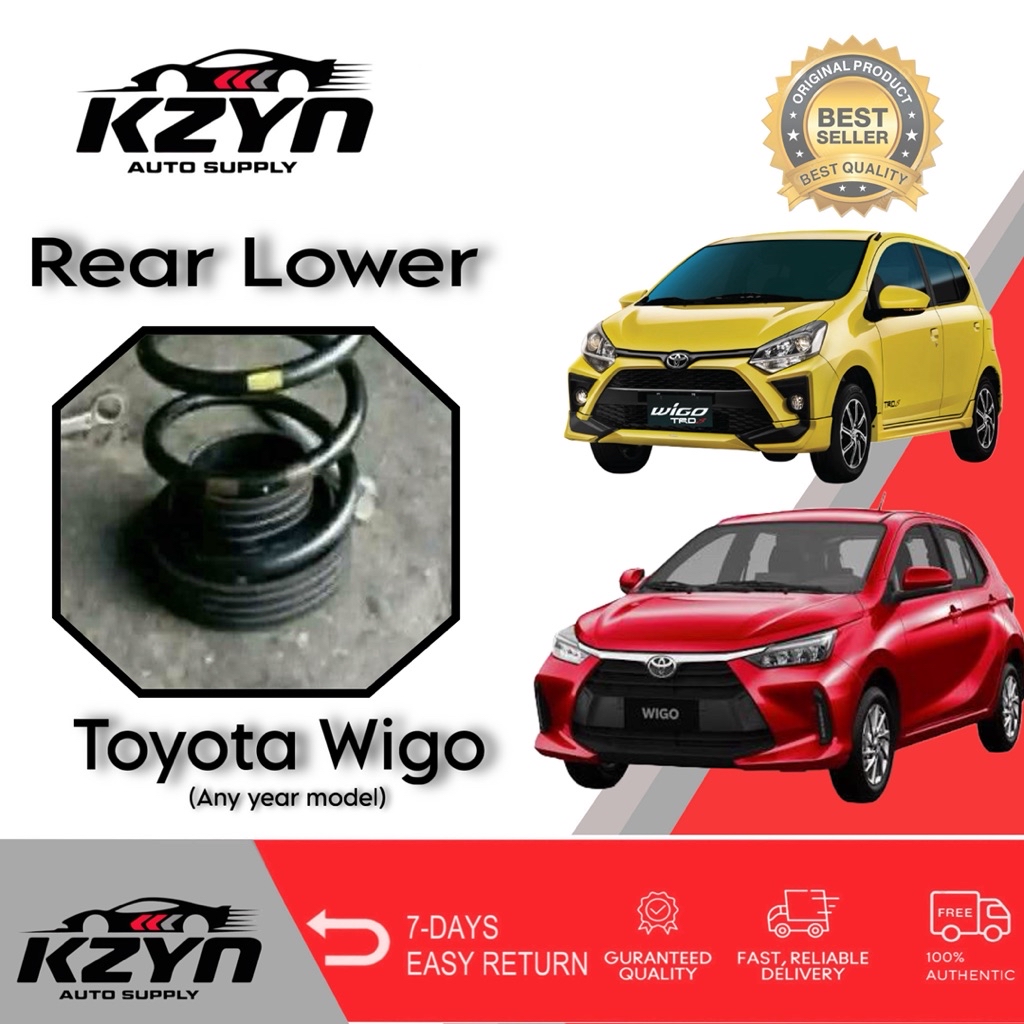 Toyota Wigo Rubber Lifter Front & Rear 1”-2” Lift |Heavy Duty ...