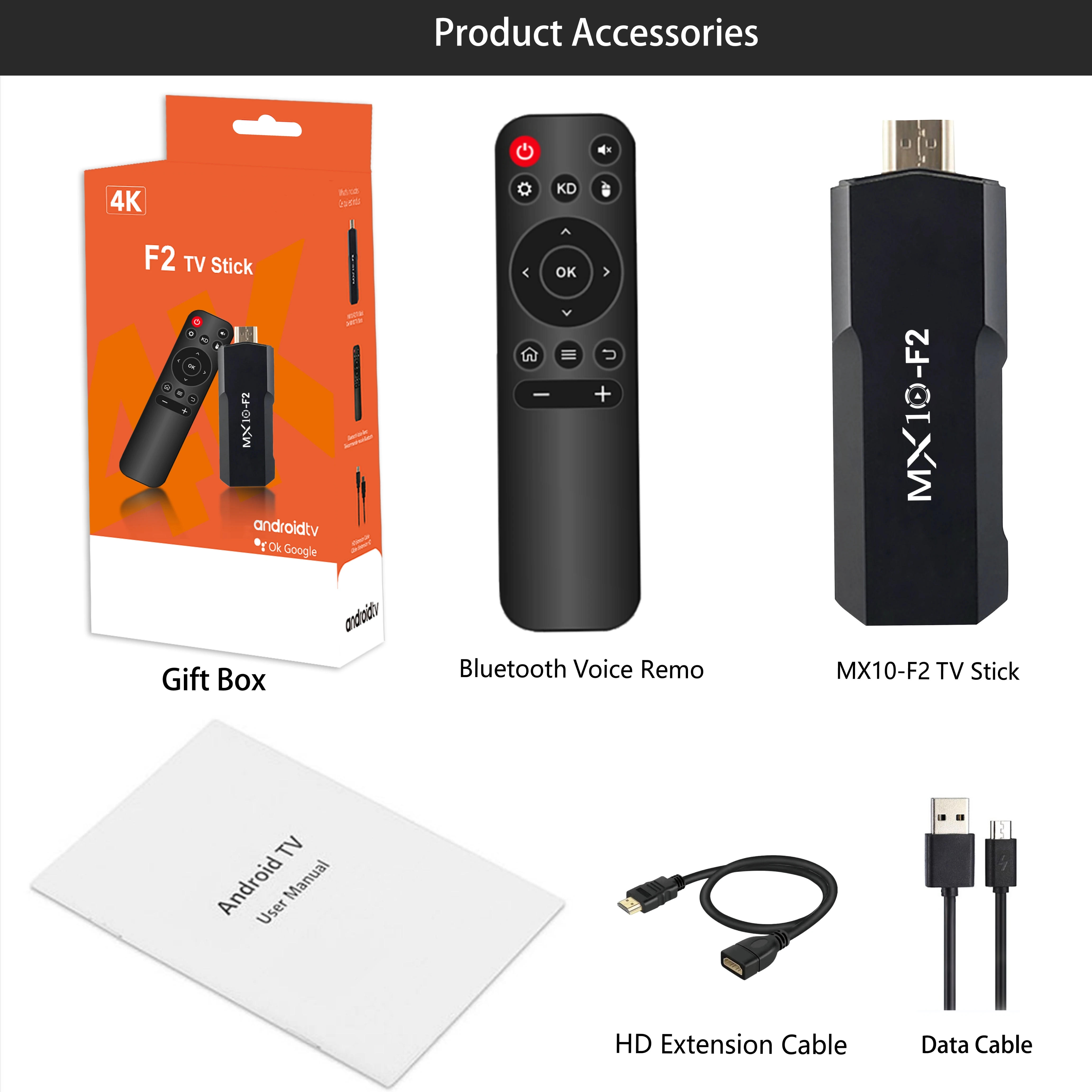 4K HD TV Stick Android 13.0 HDMI 4+64GB Wifi Smart Media Player Netflix ...