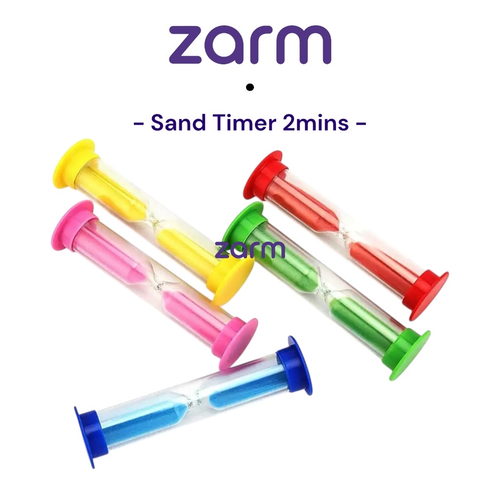 2 Minute Sand Timer Hourglass for Kids Games | Colorful Desktop Clock ...