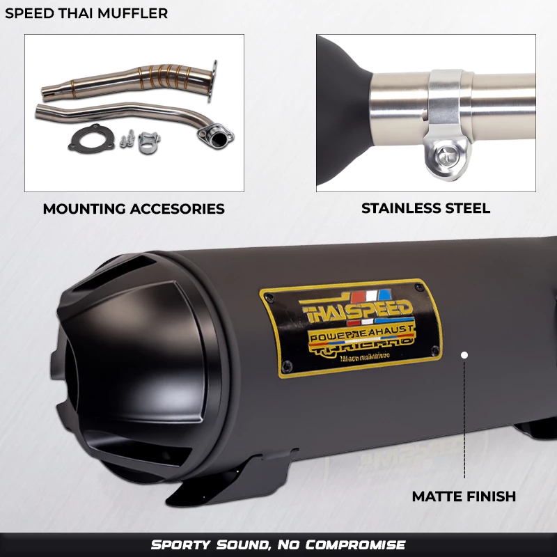POWER PIPE LTO STANDARD PLUG-AND-PLAY CLICK/XRM/NMAX/MIO/RUSI /PCX PIPE ...
