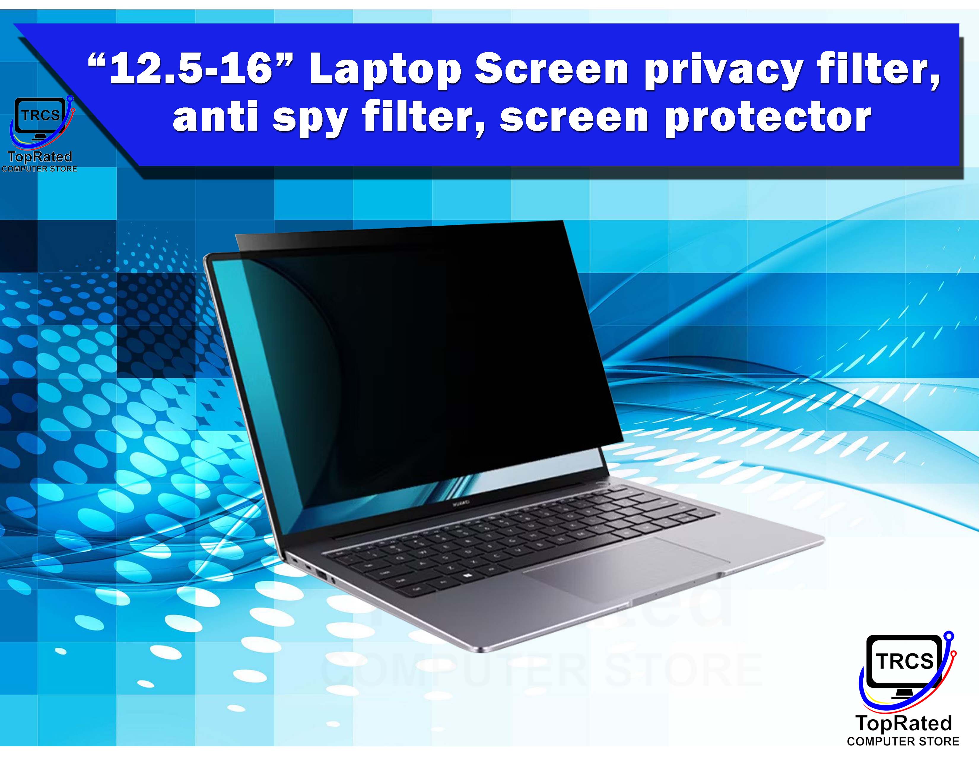 “12.5-16” Laptop Screen privacy filter, anti spy filter, screen ...
