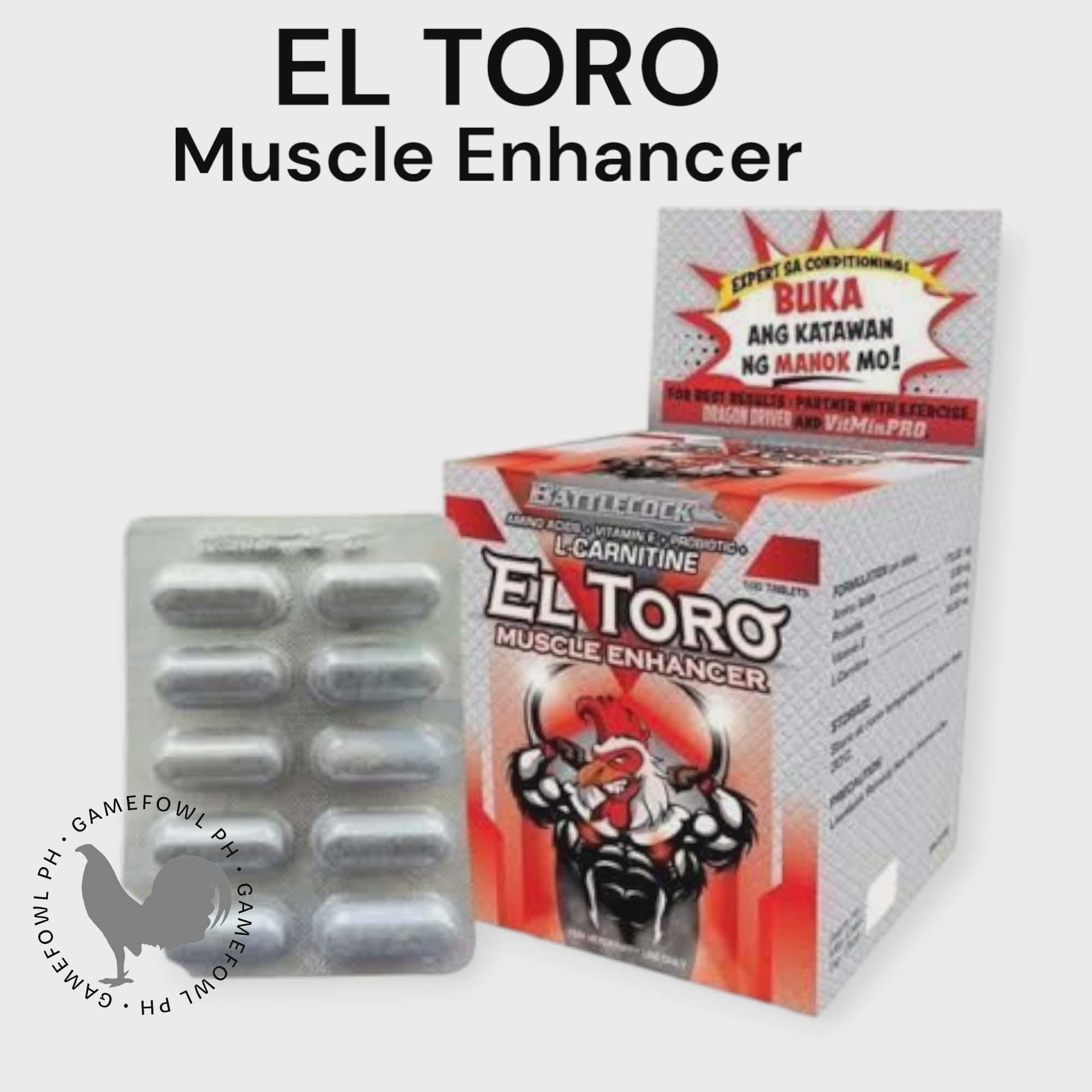 EL TORO [ Muscle Enhancer Supplement For Game Fowl [ 10 tablets ...