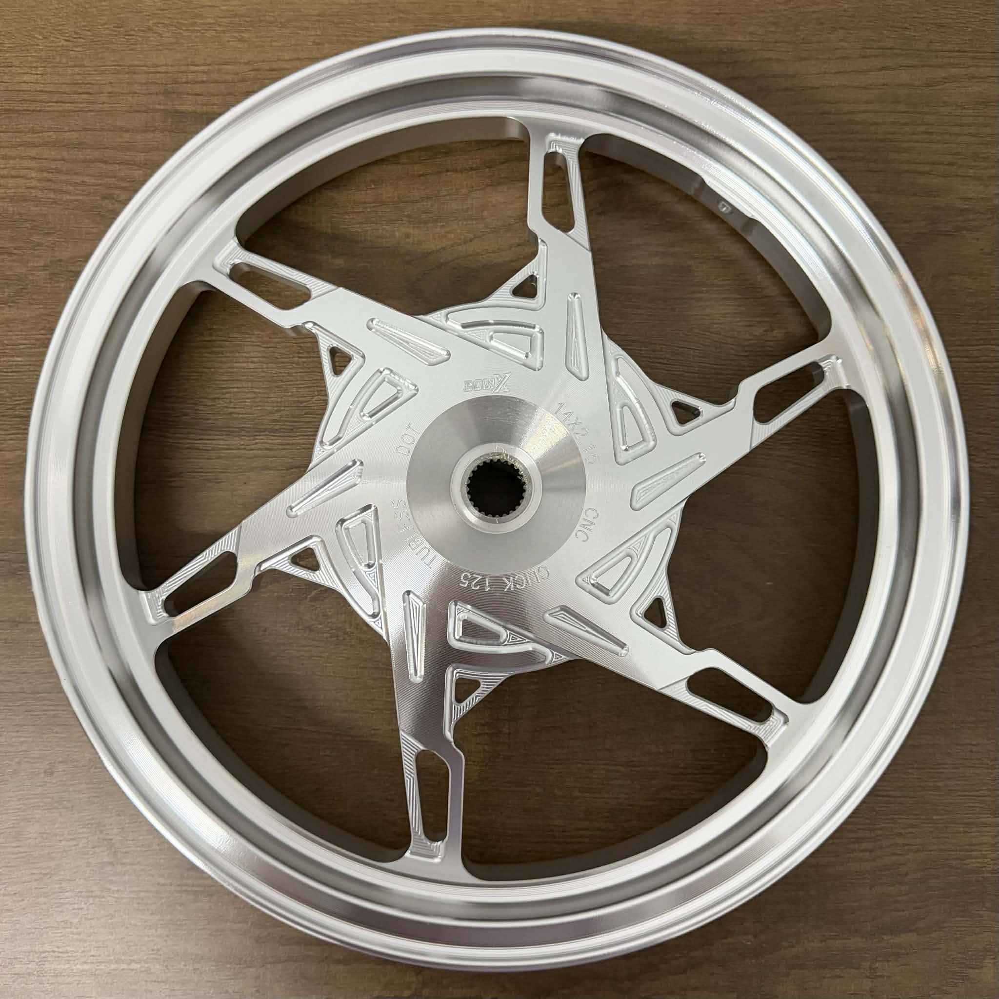 BOM RANGSIT BomX CNC MAGS RAZOR HEXA 6 SPOKES FOR CLICK 125 | Shopee ...