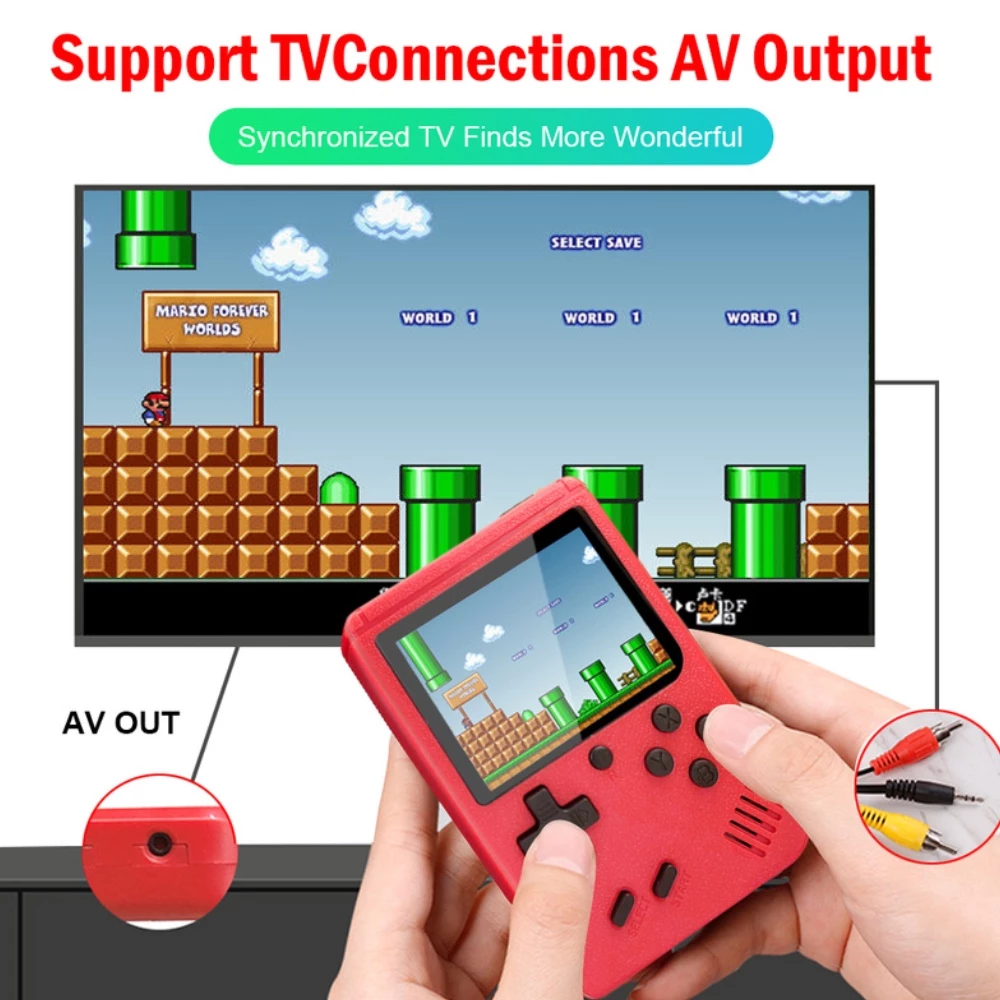 2Player SUP Game Console 400In1 Gameboy Retro Mini Pocket Gamebox ...
