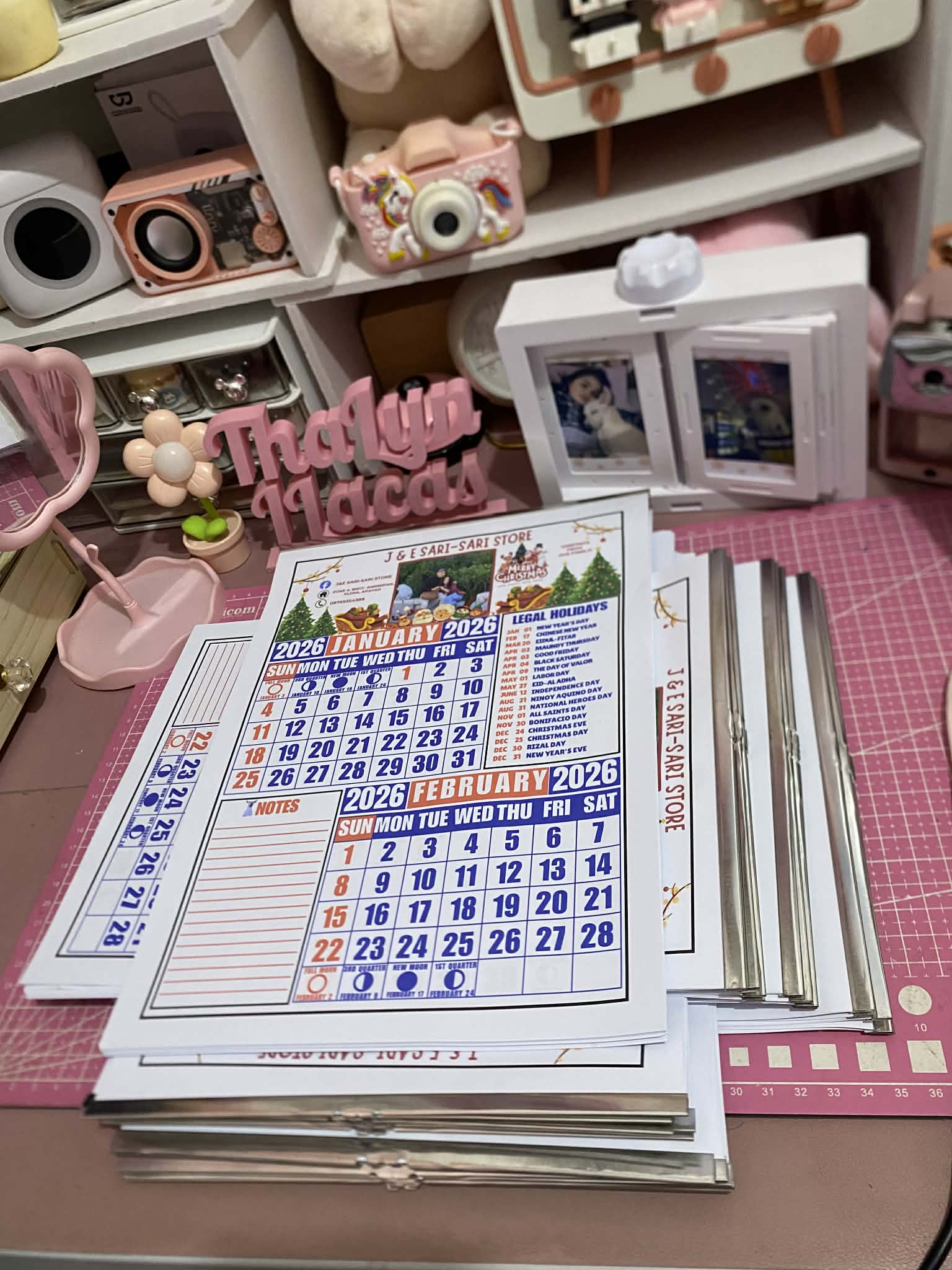 2026 Commercial Calendar 6pages A4 Size– Affordable Giveaways ...