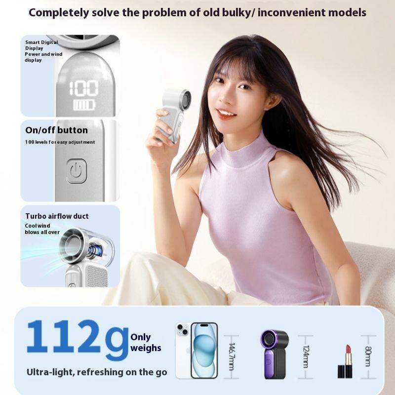X688 Super Turbo Fan 100 High Speed 3000mAh Handheld Rechargeable ...