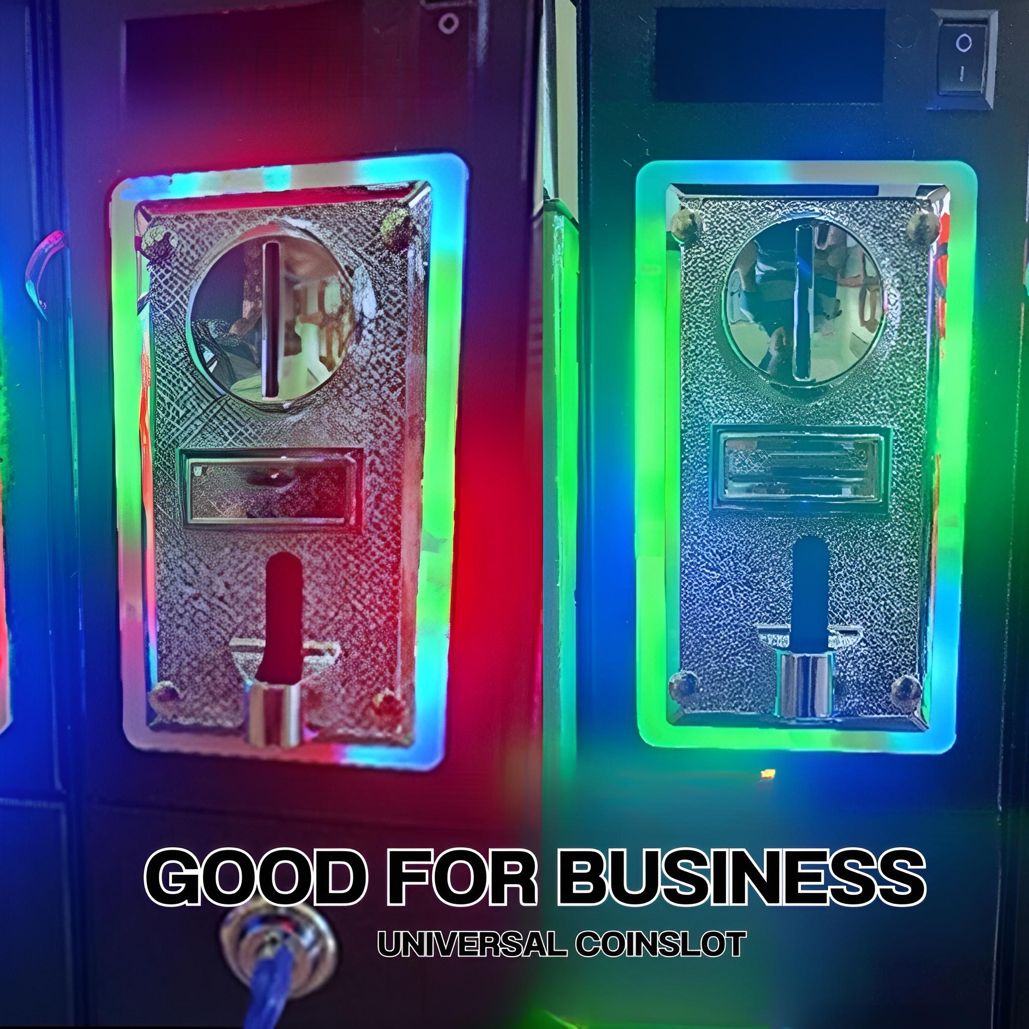Universal Acrylic Coin slot With Led Frame Running Lights and Blinking ...