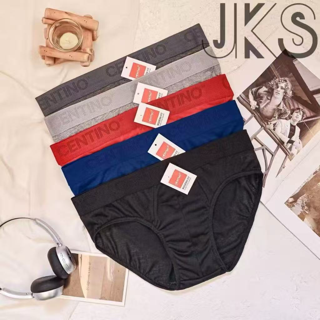 JKS COD☑️6Pieces bench body Men's 100% Cotton Brief New C.A brief ...