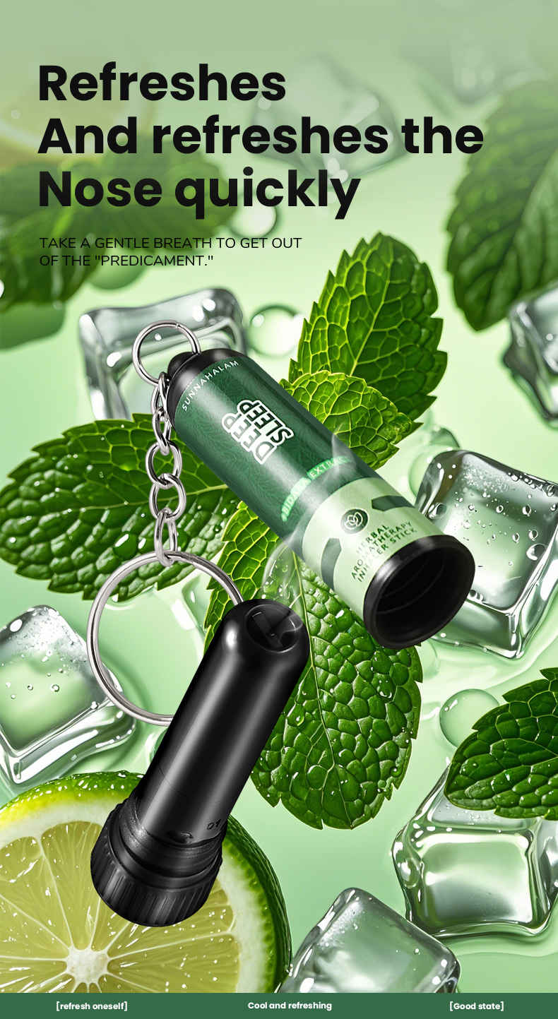 Mint Green Inhaler Keychain Thai Nasal Inhaler Cool Green Inhaler Nasal ...