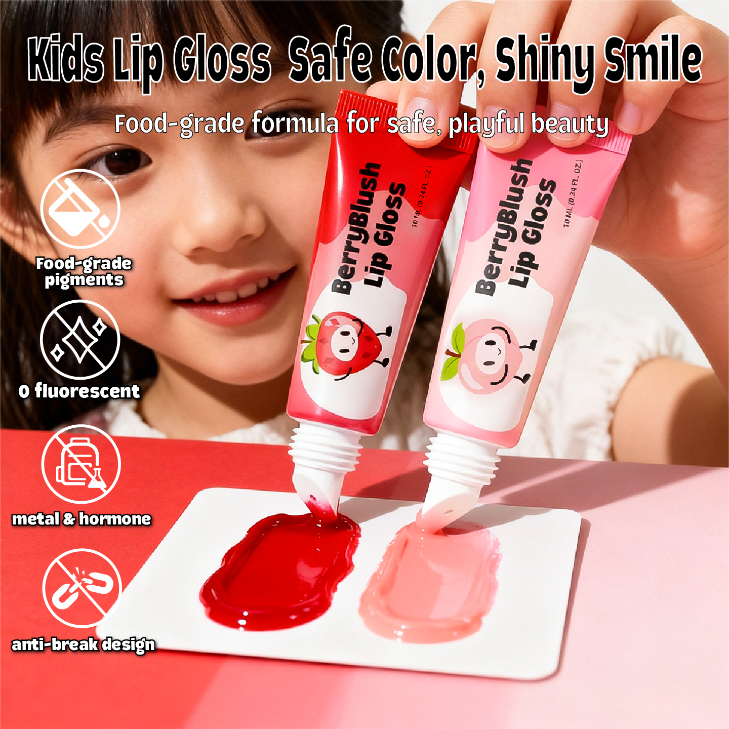 Hegerbaby Lip Face Balm & Lip Gloss Moisturizing Nourishing Non Sticky ...