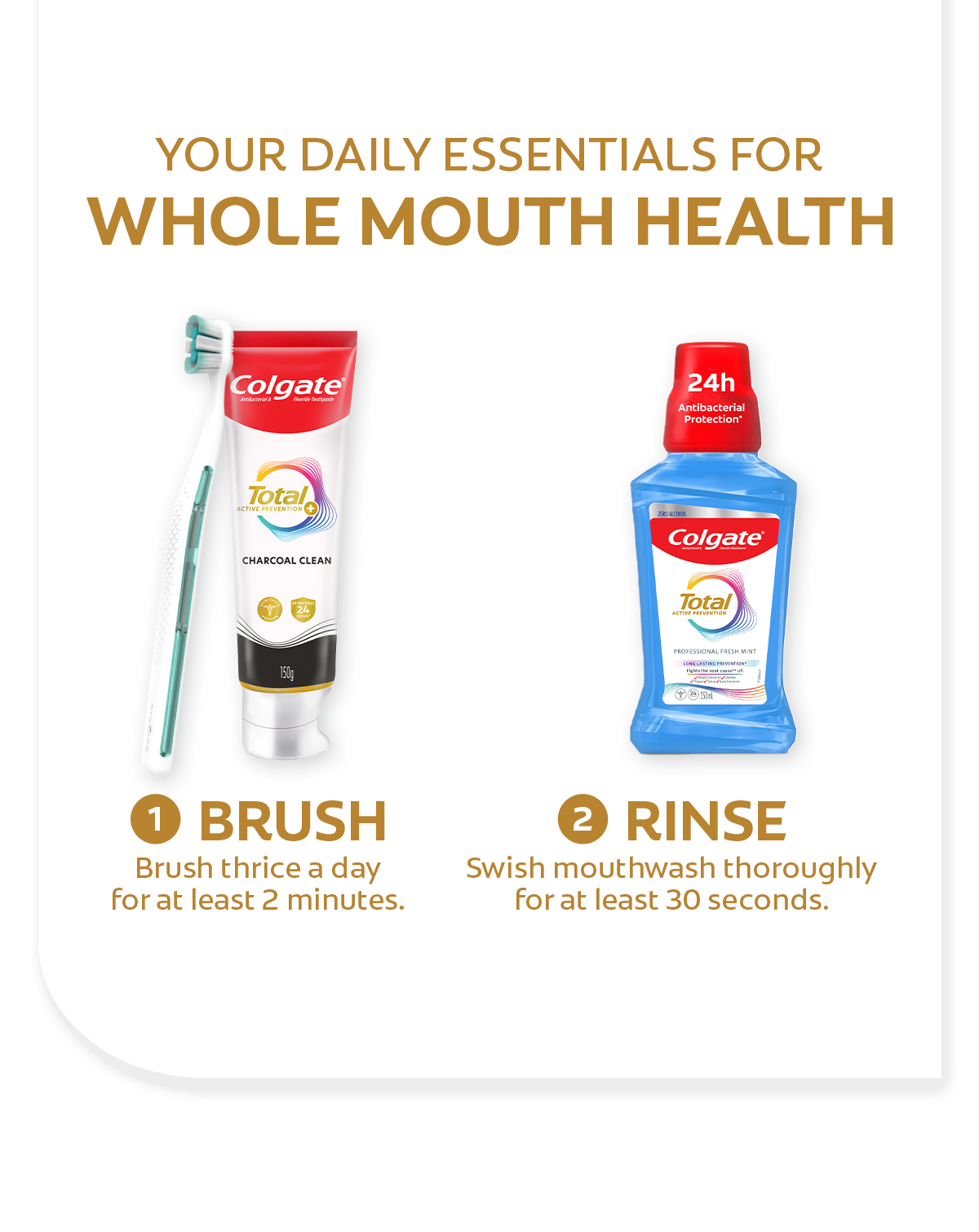NEW Colgate Total Battery Toothbrush, For Rapid Foaming, Reach Deeper ...