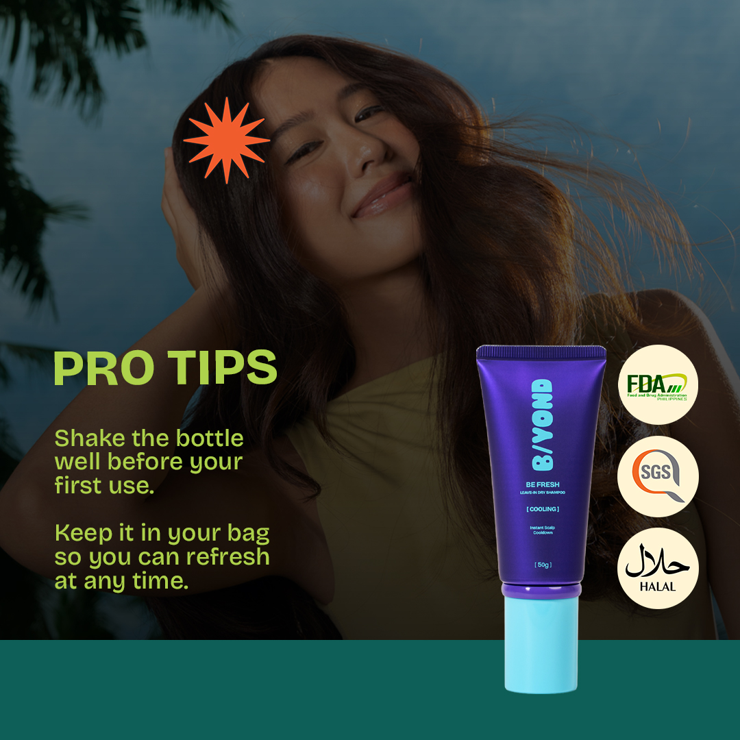 B/YOND Instant Cooling Dry Shampoo 50g | Cooling Effect | Oil Control ...