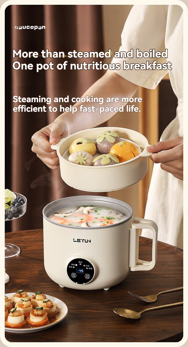 Mulitfunctional Mini Cooker Touchscreen Electric Cooker 2L Low Sugar ...