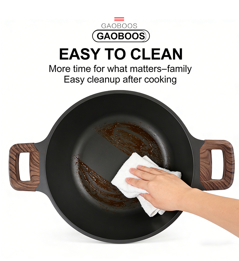 Gaoboos Cookware Set Non-Stick Frying Pan/Wok/Soup pan Induction Cooker ...