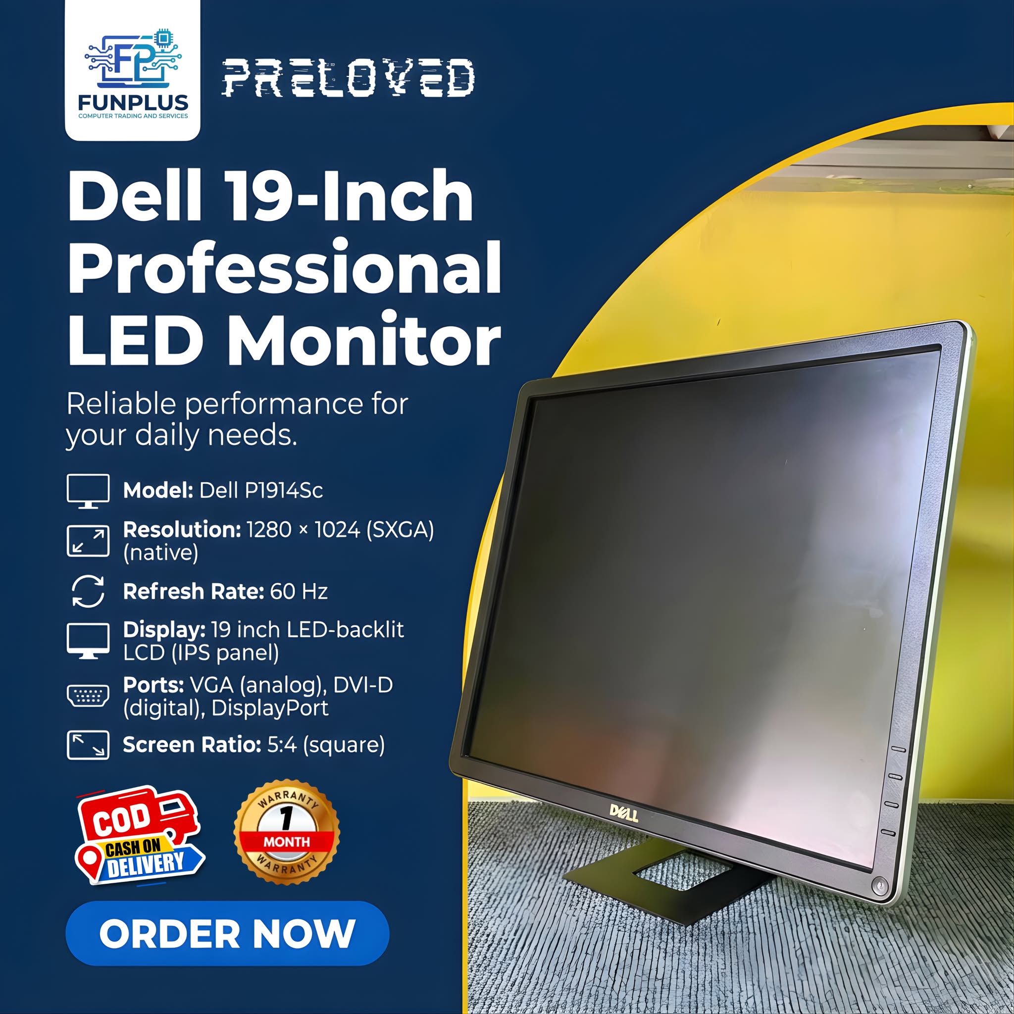 Assorted Desktop Monitor 17 inches 19 inches Wide And Square Type Lcd ...