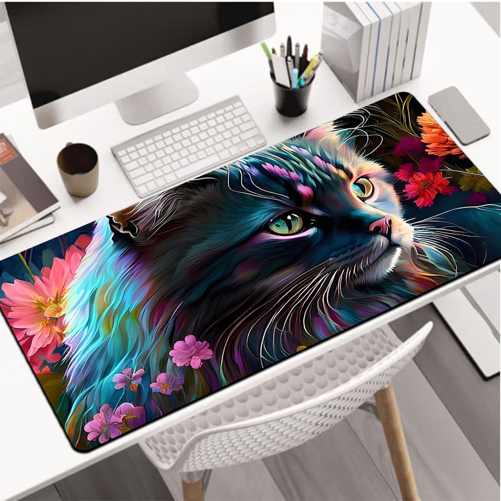 1pc Fantasy Cat Large Mouse Pad computer mat Desk Mat keyboard mat ...