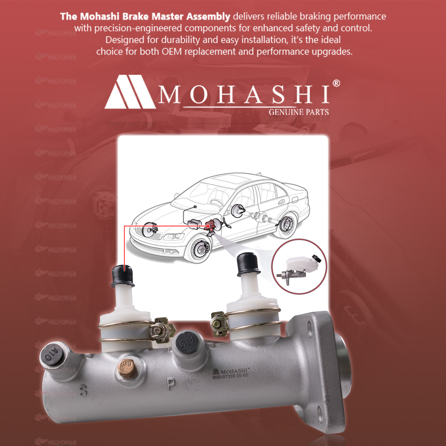 ISUZU ELF NPR (LHD) BRAKE MASTER ASSEMBLY 8-97107-355-0 1 1/4