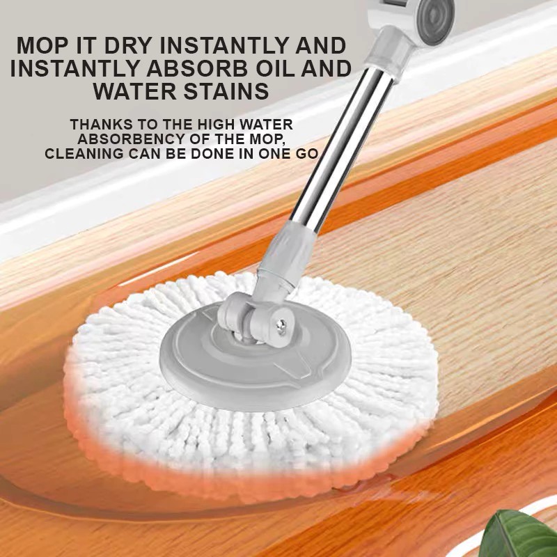 Vivid 360 Rorating Map Spin Mop with Squeezer Heavy Duty Tornado Mop ...