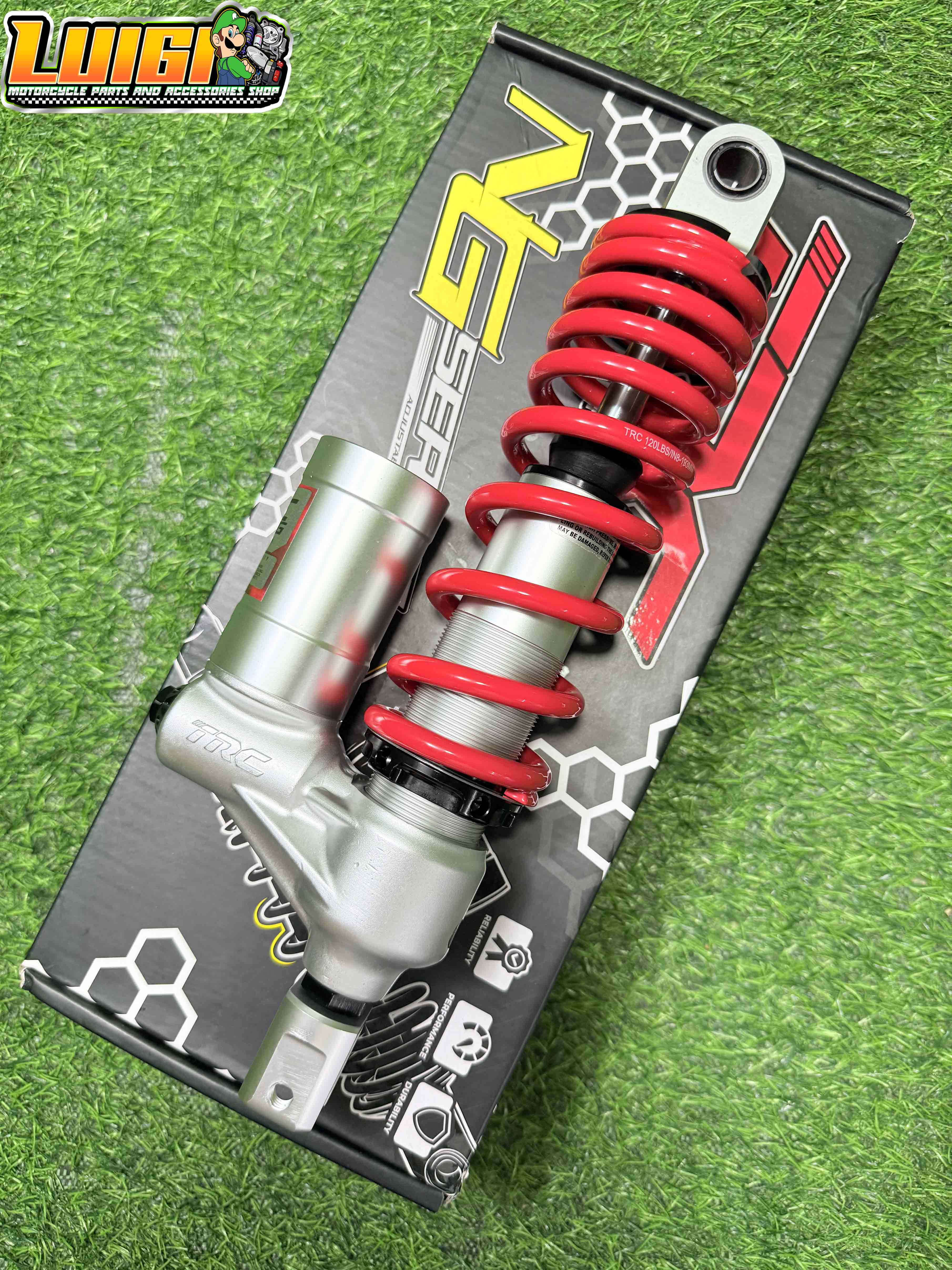 TRC RACING CLICK 125/ CLICK 150/ MIO SPORTY/ M3 REAR SHOCK ADJUSTABLE ...