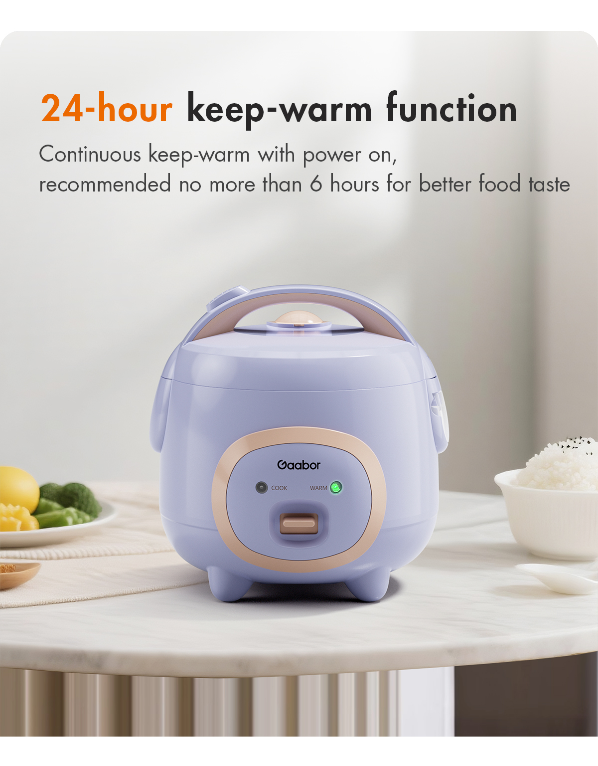 【New arrival】Gaabor Multi-Functional Rice Cooker Cute design Mini size ...