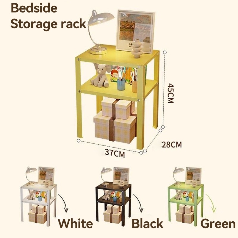 Floor-Standing Storage Rack Nordic Style Simple Solid Color Storage ...