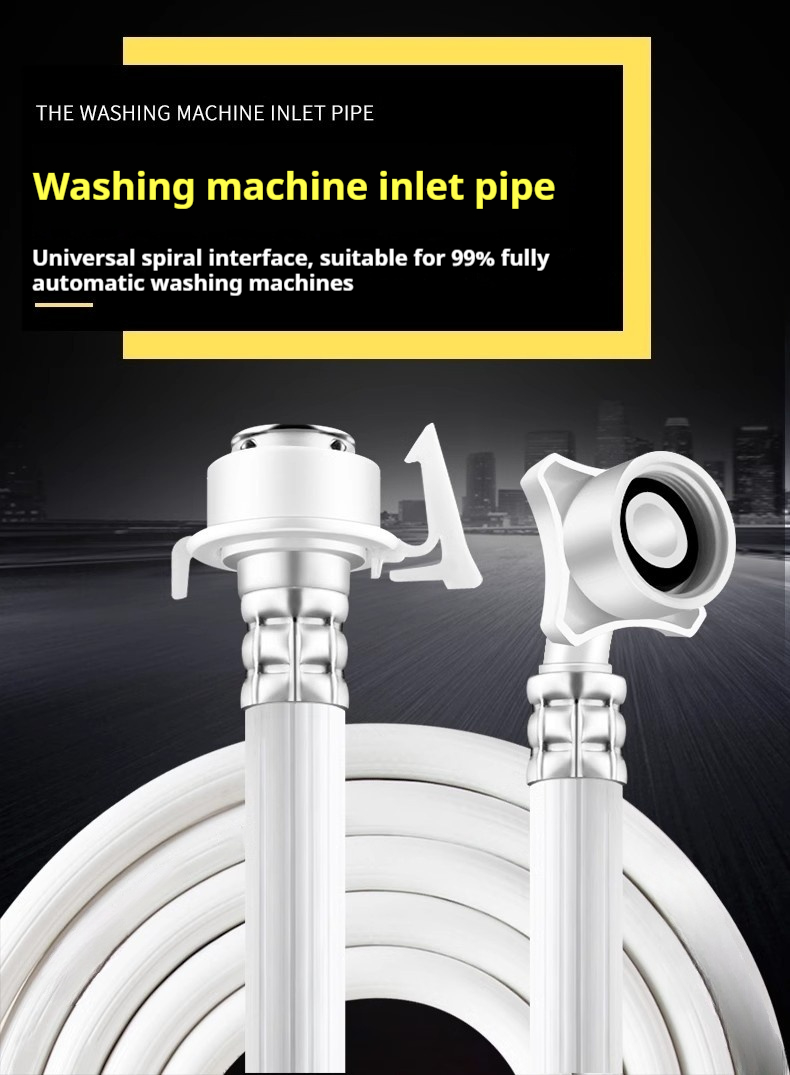 Universal washing machine inlet pipe, connecting pipe, extension filler ...
