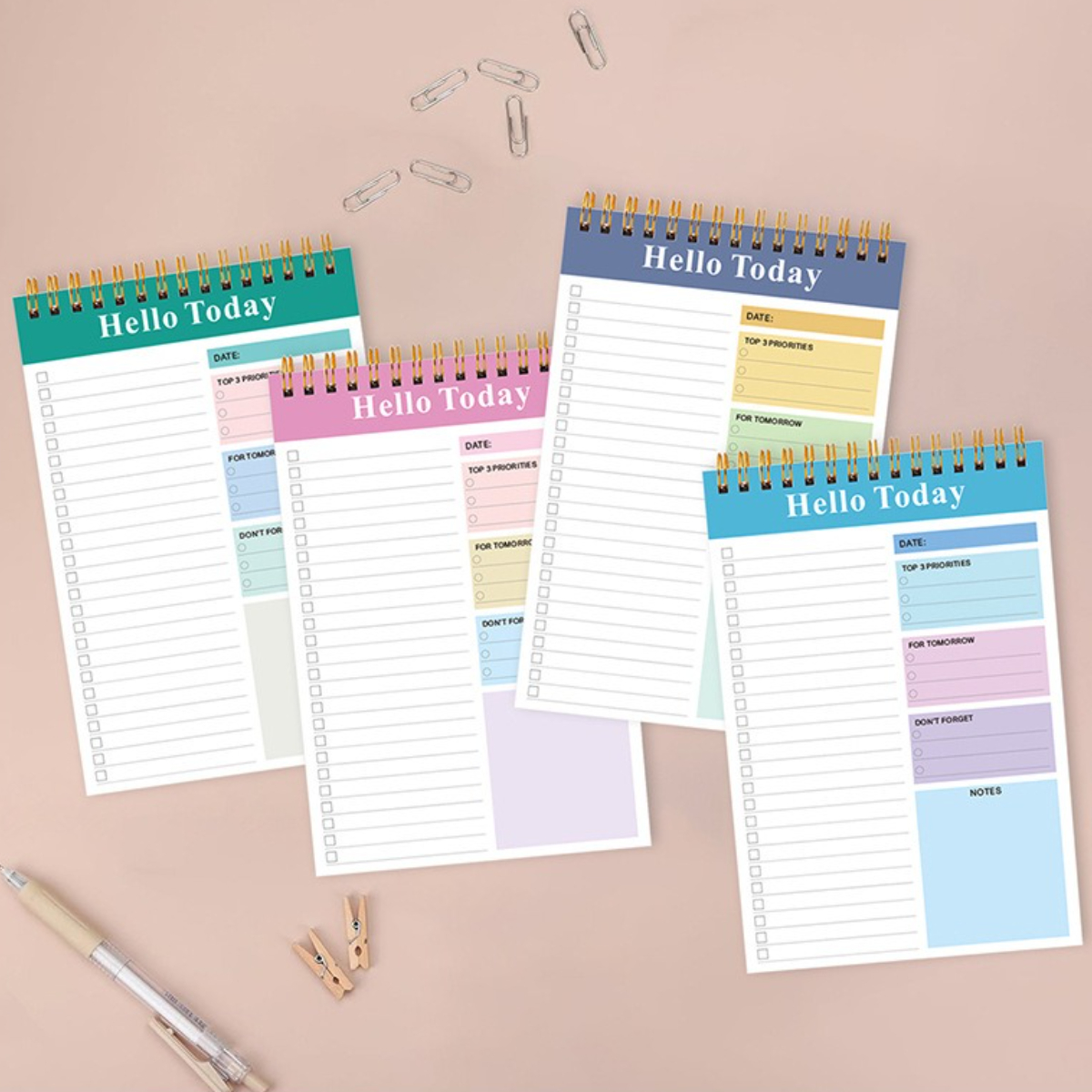 A5 Weekly Planner Notebook Flip-Up Notepad Life Record Notebook Work ...