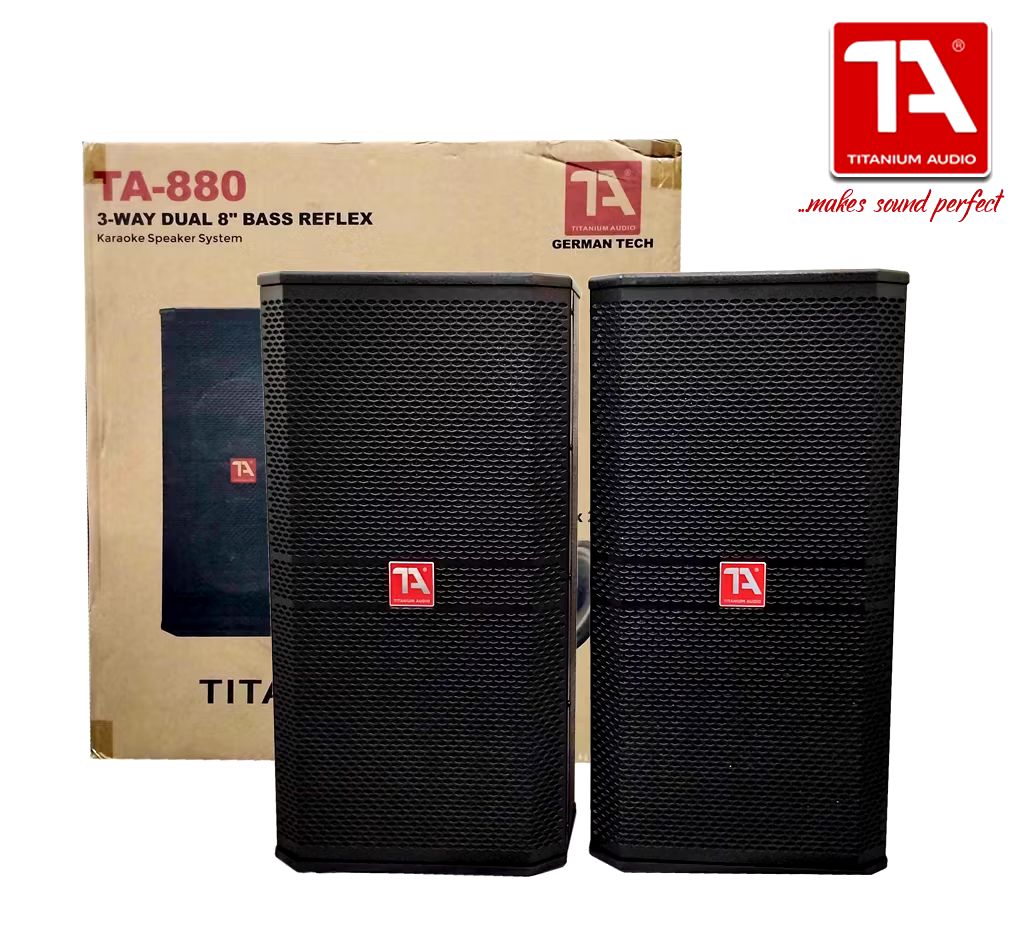 Titanium Audio 880 karaoke System/1200W/Dual 8