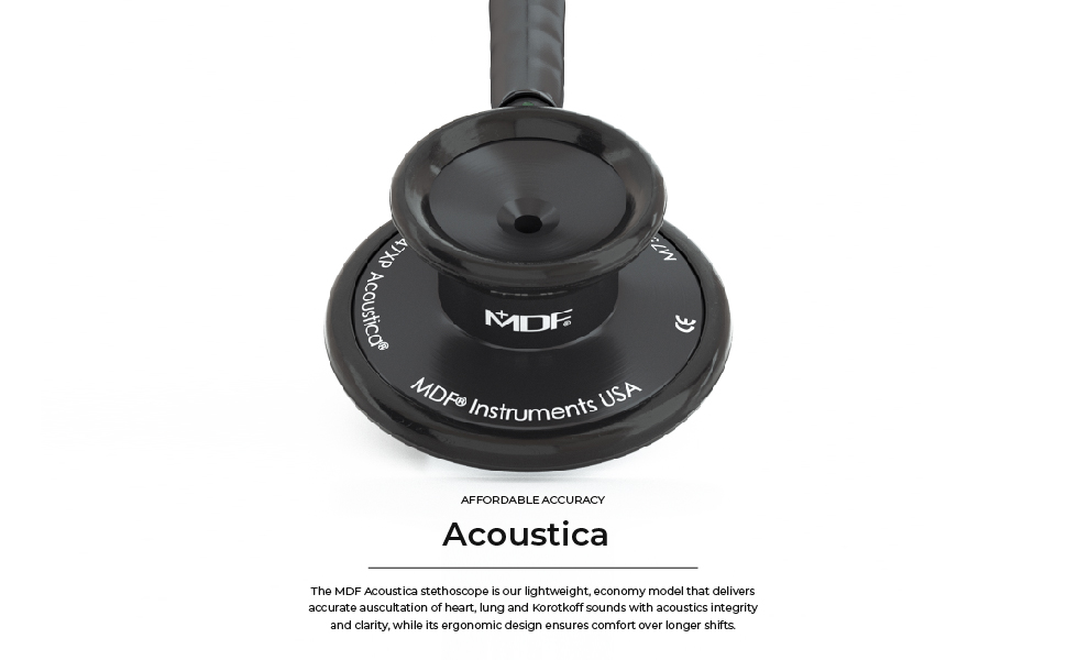 MDF Instruments Acoustica Stethoscope - High-sensitivity sound sensor ...