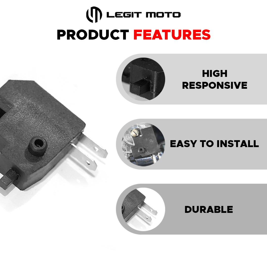 LEGITMOTO FRONT HANDLE BRAKE MASTER SWITCH LEFT/RIGHT BRAKE STOP SWITCH ...