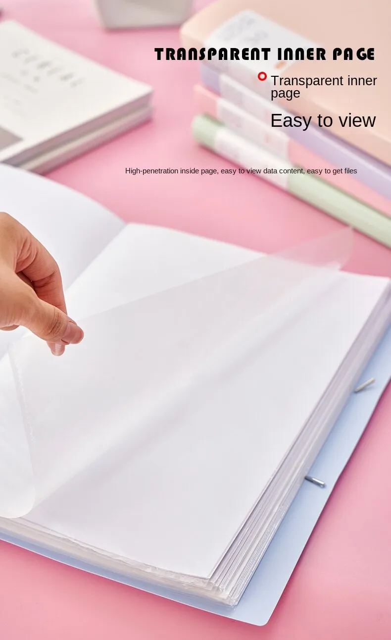 Clear Book Long Clear Folder Document Organizer Folder Organizer ...