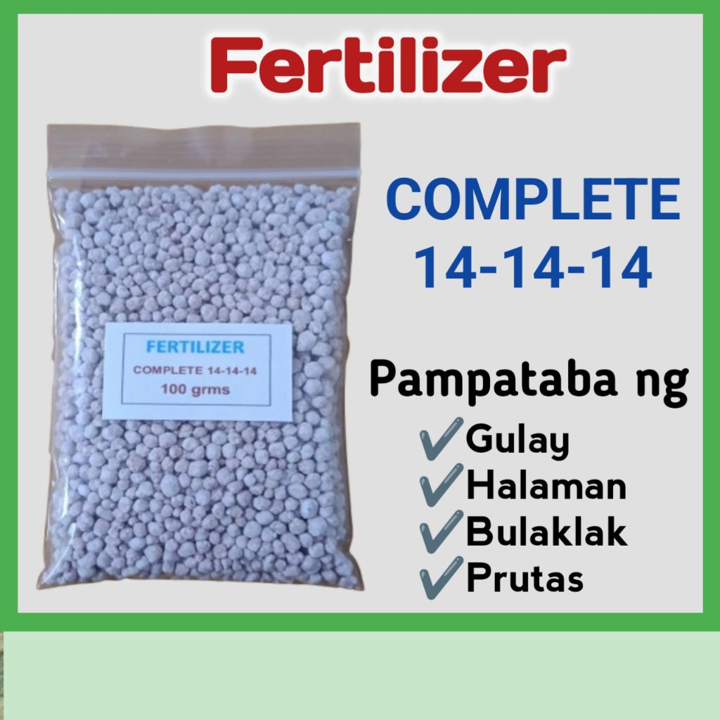 COMPLETE FERTILIZER 14-14-14 For Plants | Shopee Philippines