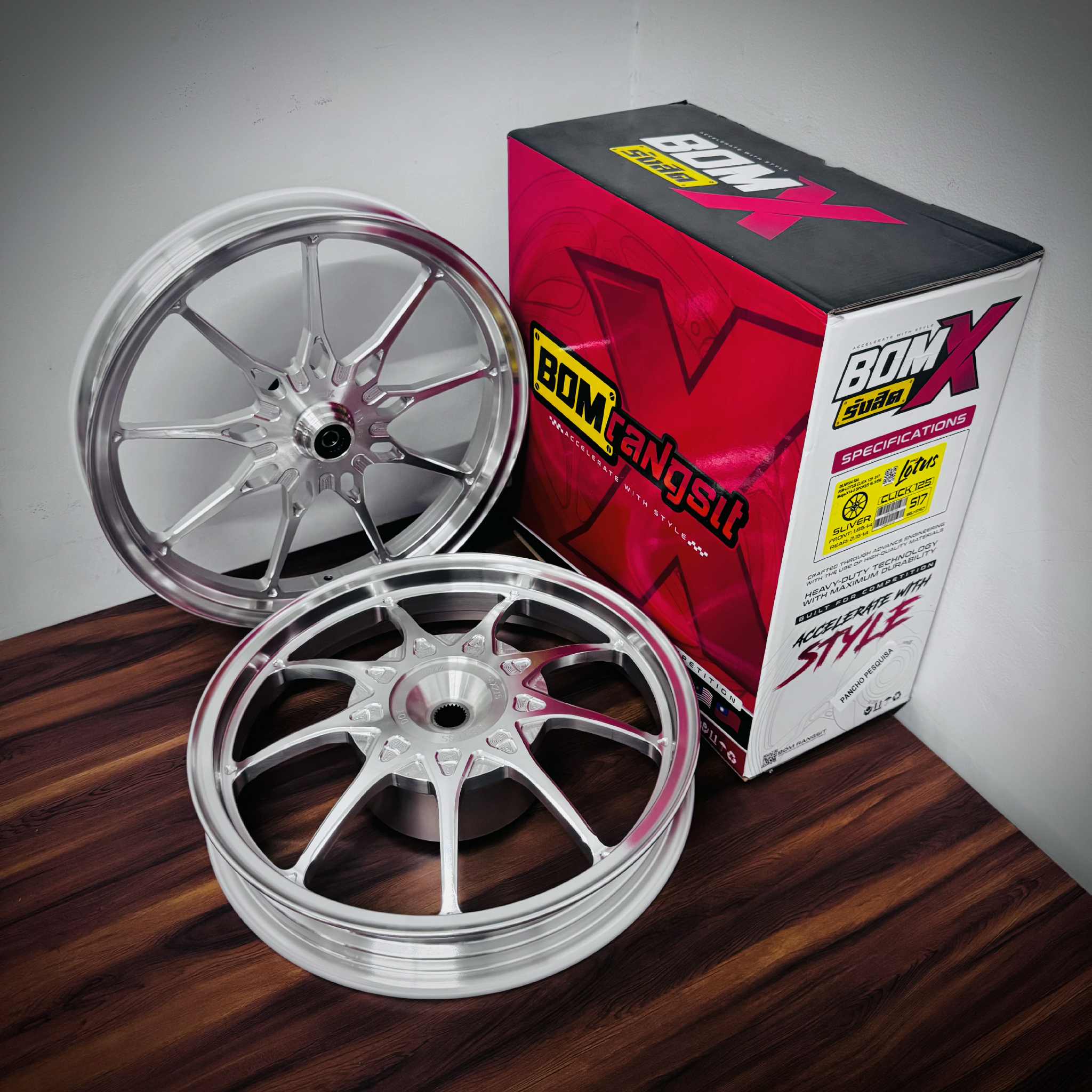 BOM RANGSIT BomX LOTUS CNC MAGS FOR HONDA CLICK 125/150 - SOLD AS BRAND ...