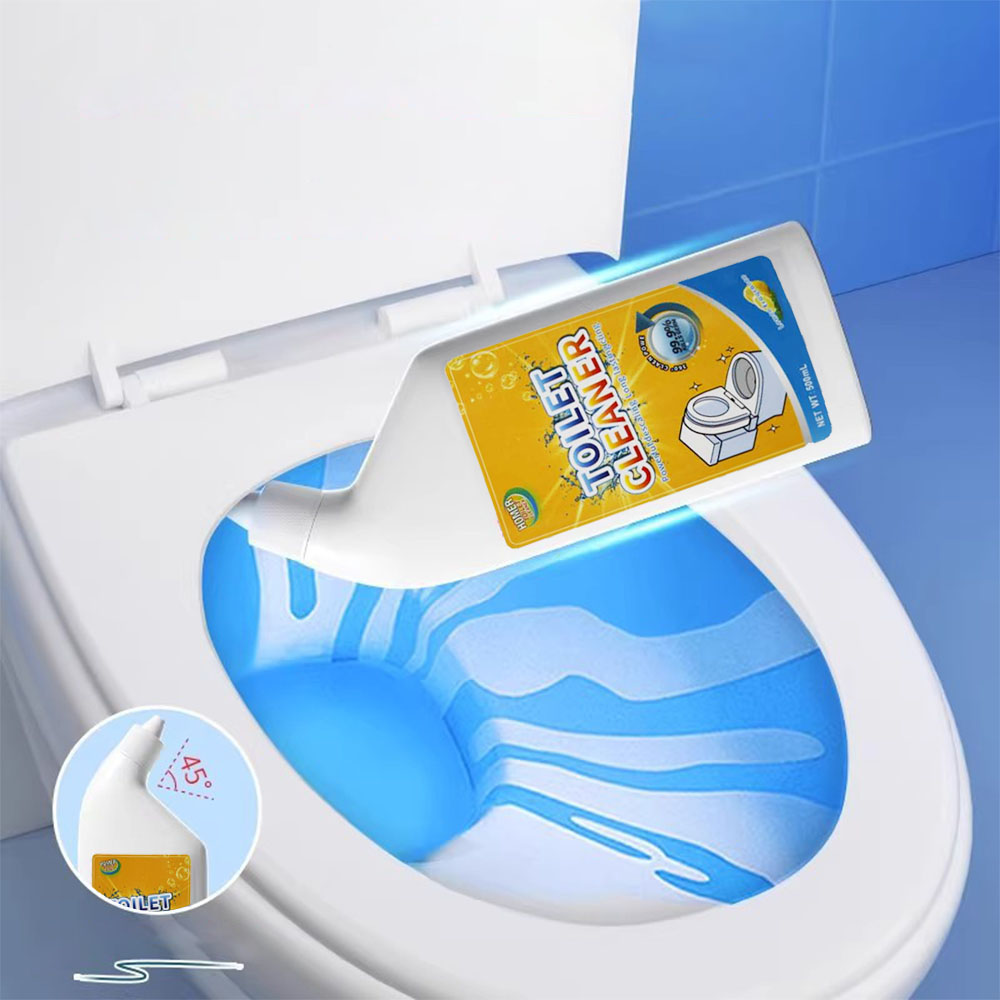 Lucky NEW!┃Toilet brush long handle floor scrub brush and Toilet Liquid ...