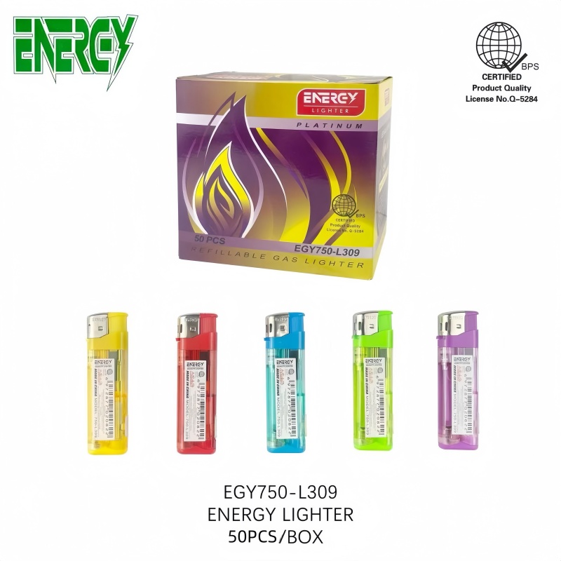 ENERGY LCC lighter with flashlight 50pcs per box. have icc certificate ...