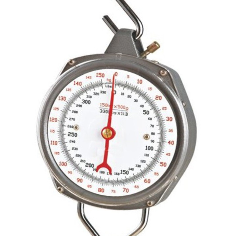 200kg Hanging Hook Scale – Digital and Pointer Spring Balance Weighing ...