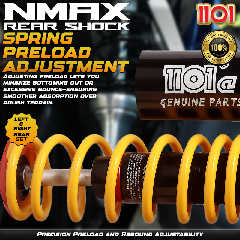 1101@ Rear Shock 1Paris Multi-Size Adjustabl Made in Thailand FOR ...