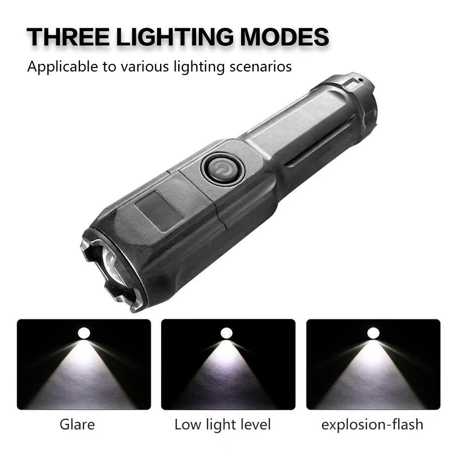 Centrix New Wisdom LED Flashlight Digital Display Bright Light Multi ...