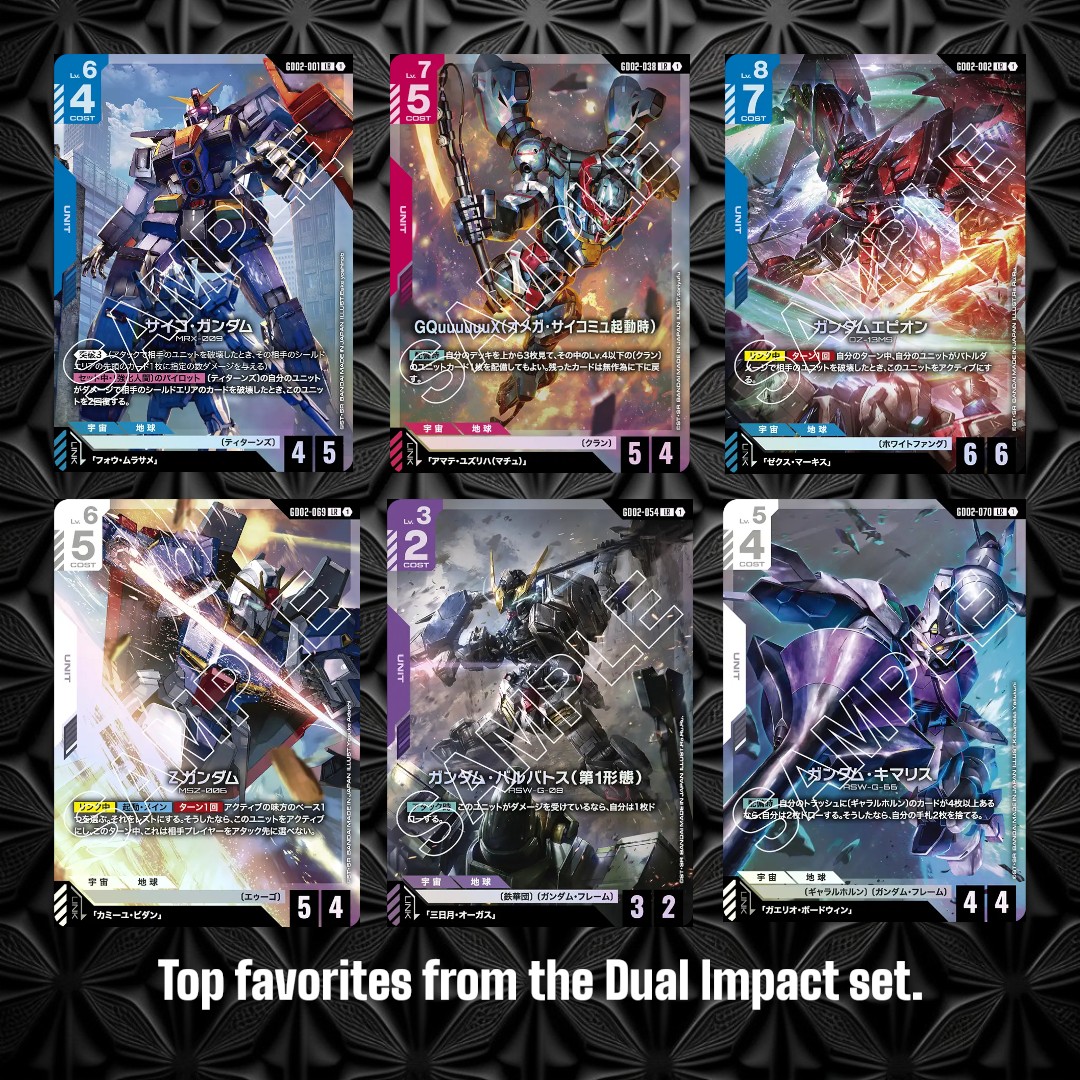 Japanese Gundam Card Game Dual Impact GD02 Booster Box | Official TCG ...