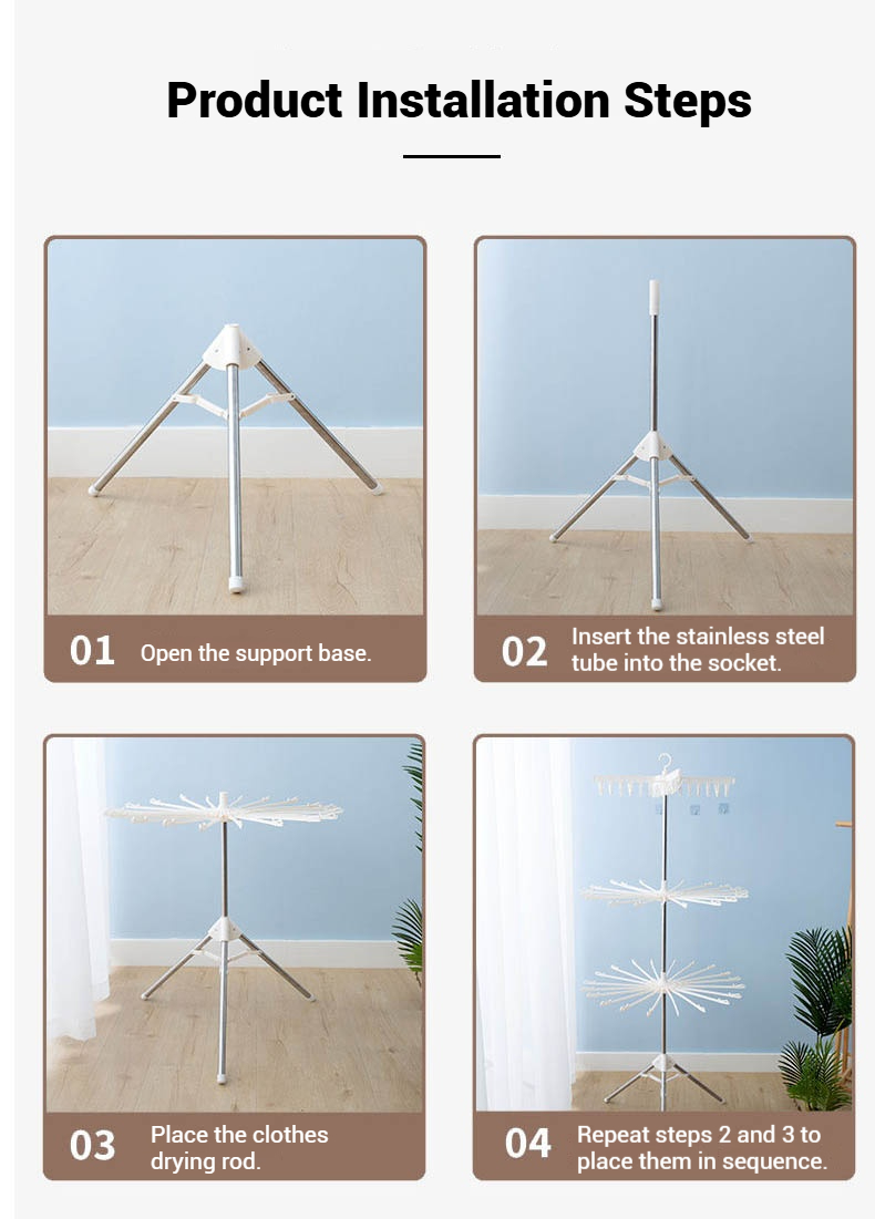 Baby Drying Rack Clothes Rack Space Saving Children Clothes Drying Rack ...