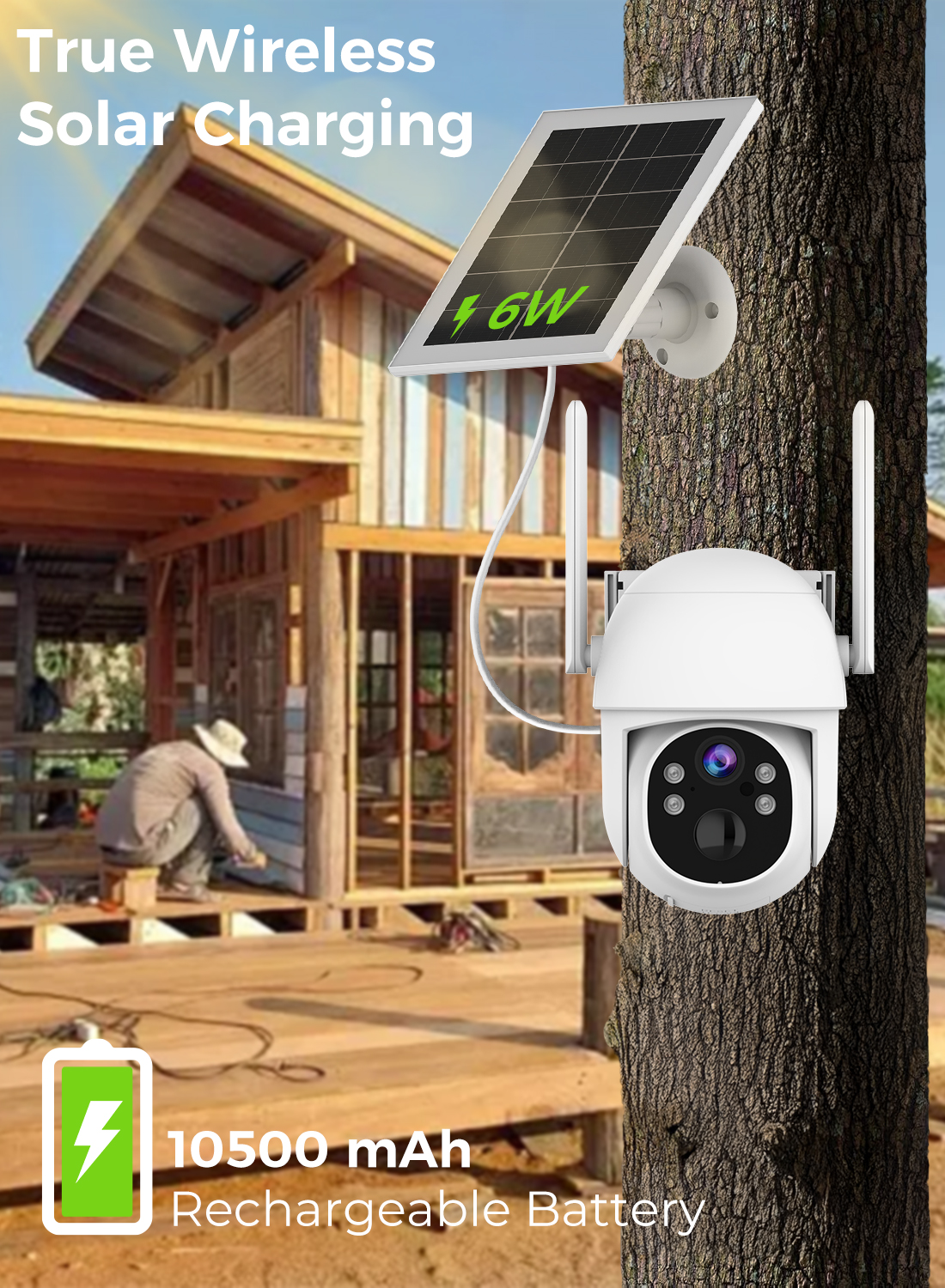 ESOS52 4G CCTV Camera No WiFi No SIM No Power With Lifetime Free Mobile ...
