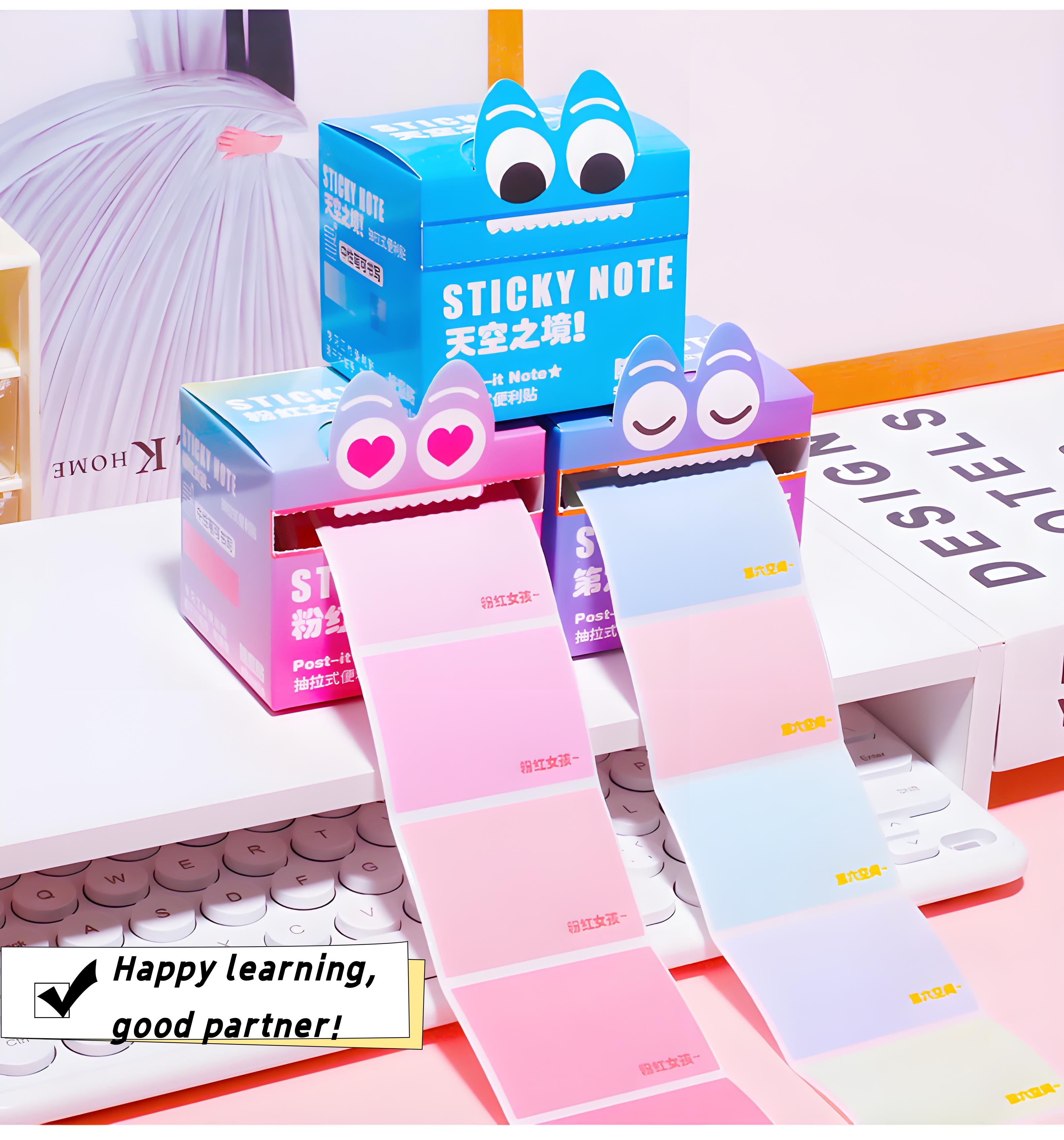 New Pull-out Sticky Note box, Markers, Stickers, Writing Stickers ...