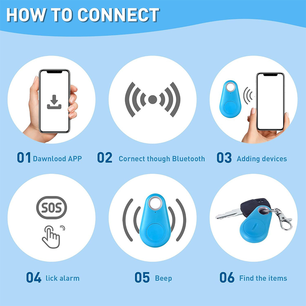 Smart Anti-lost Bluetooth Selfie Key Finder Device Mobile Phone Lost ...
