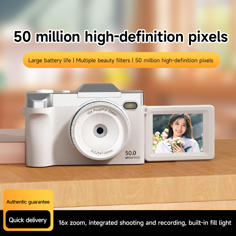 NEW 5K Digital Camera CCD 16X Digital Zoom 50MP Photography Camera 180 ...
