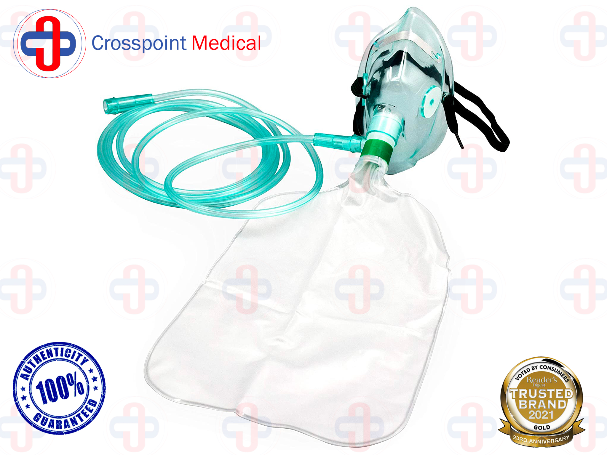 Medical high-concentration oxygen mask, bag type, adjustable ...