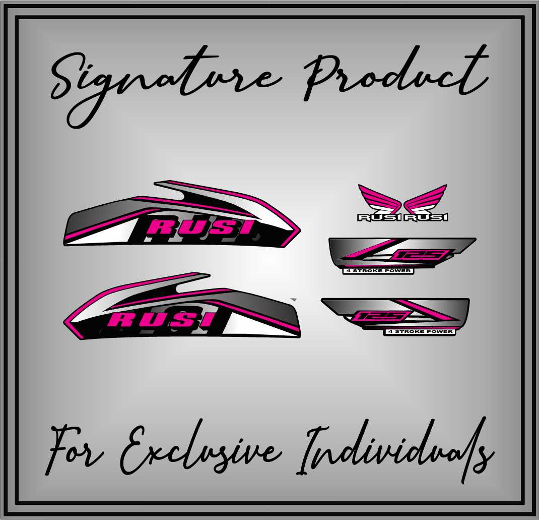 Rusi 125 / 150 Decals Tmx Style with freebies | Shopee Philippines